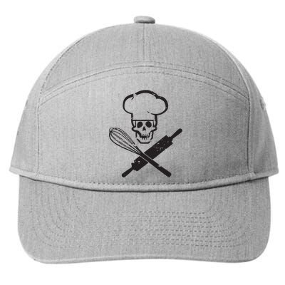 Badass Baker Funny Baking I Love Baking Humor 7-Panel Snapback Hat