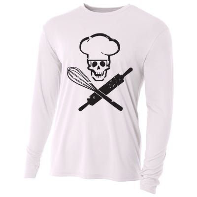 Badass Baker Funny Baking I Love Baking Humor Cooling Performance Long Sleeve Crew