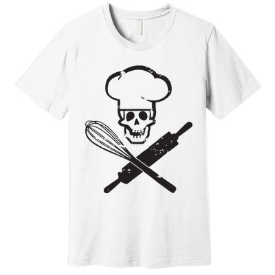 Badass Baker Funny Baking I Love Baking Humor Premium T-Shirt