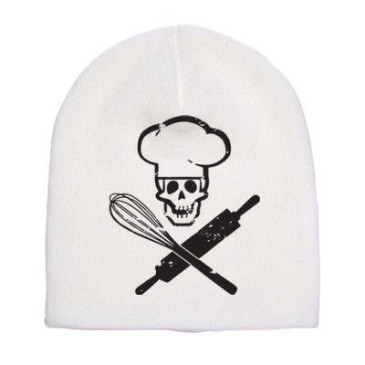 Badass Baker Funny Baking I Love Baking Humor Short Acrylic Beanie