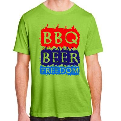 Bbq Beer Freedom For All Americans Gift Adult ChromaSoft Performance T-Shirt