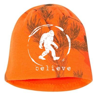 Believe Bigfoot Facts Silhouette Funny Sasquatch Kati - Camo Knit Beanie