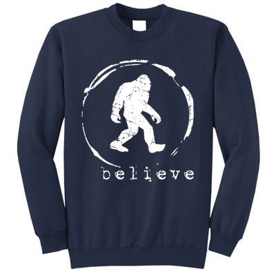 Believe Bigfoot Facts Silhouette Funny Sasquatch Sweatshirt