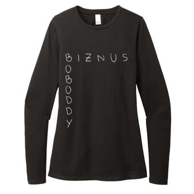 Boboddy Biznus. Funny Acronym Womens CVC Long Sleeve Shirt