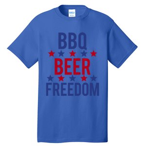 Bbq Beer Freedom Gift Tall T-Shirt