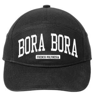 Bora Bora French Polynesia College University Style 7-Panel Snapback Hat