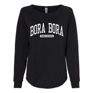 Bora Bora French Polynesia College University Style Womens California Wash Sweatshirt