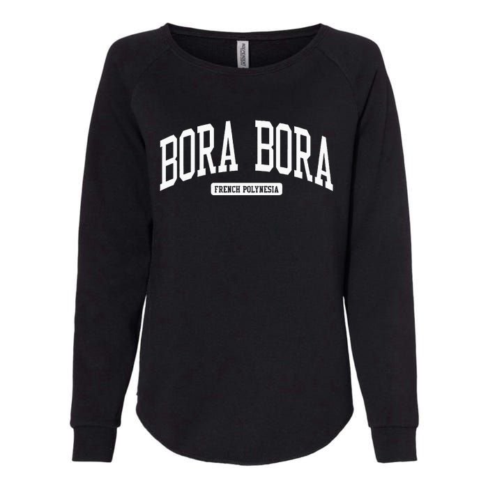 Bora Bora French Polynesia College University Style Womens California Wash Sweatshirt