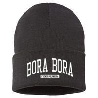 Bora Bora French Polynesia College University Style Sustainable Knit Beanie