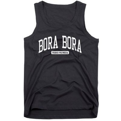 Bora Bora French Polynesia College University Style Tank Top