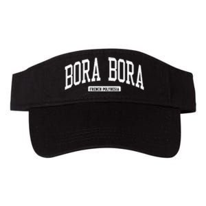 Bora Bora French Polynesia College University Style Valucap Bio-Washed Visor