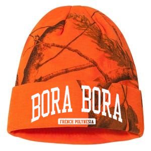 Bora Bora French Polynesia College University Style Kati Licensed 12" Camo Beanie