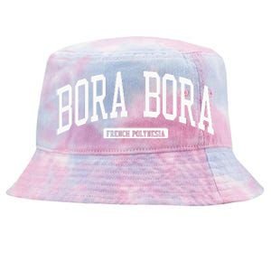 Bora Bora French Polynesia College University Style Tie-Dyed Bucket Hat