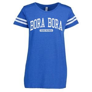 Bora Bora French Polynesia College University Style Enza Ladies Jersey Football T-Shirt