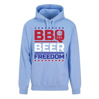 Bbq Beer Freedom Grilling Alcohol Gift Funny Gift Unisex Surf Hoodie