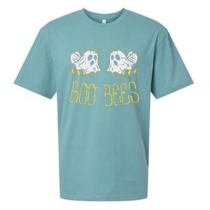 Boo Bees Funny Couples Halloween Costume For Her Sueded Cloud Jersey T-Shirt