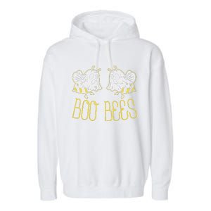 Boo Bees Funny Couples Halloween Costume For Her Garment-Dyed Fleece Hoodie