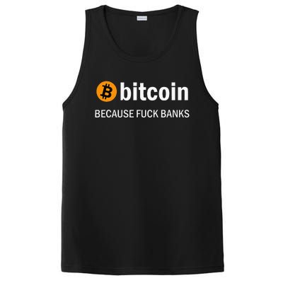 Bitcoin Because Fuck Banks PosiCharge Competitor Tank