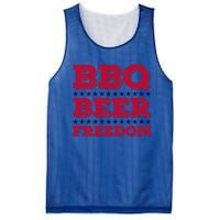 Bbq Beer Freedom Usa Red White And Blue Patriotic Gift Mesh Reversible Basketball Jersey Tank