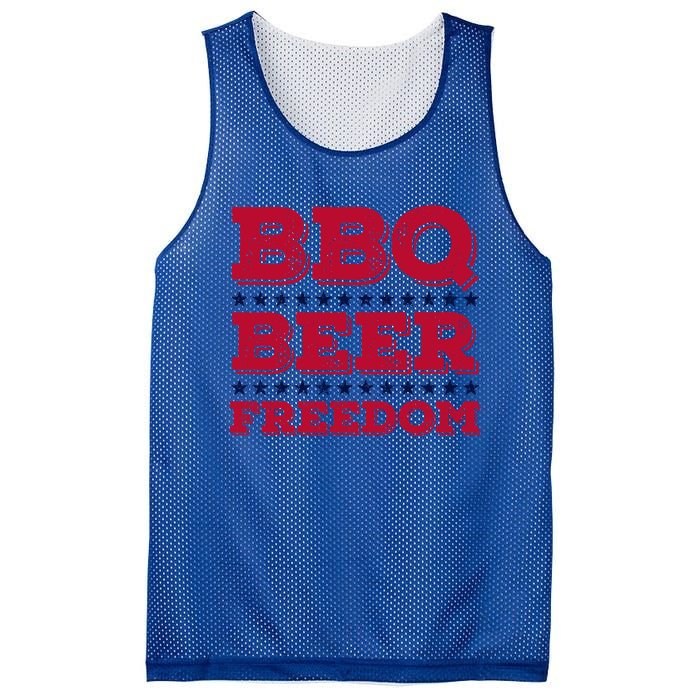 Bbq Beer Freedom Usa Red White And Blue Patriotic Gift Mesh Reversible Basketball Jersey Tank