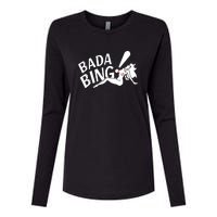 Bada Bing Funny Womens Cotton Relaxed Long Sleeve T-Shirt