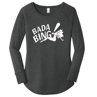 Bada Bing Funny Women's Perfect Tri Tunic Long Sleeve Shirt