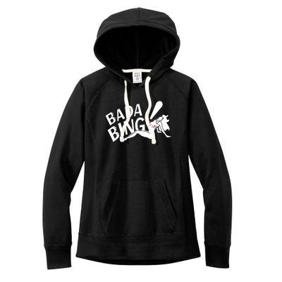 Bada Bing Funny Women's Fleece Hoodie