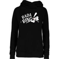 Bada Bing Funny Womens Funnel Neck Pullover Hood