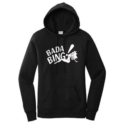 Bada Bing Funny Women's Pullover Hoodie