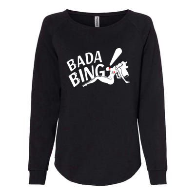 Bada Bing Funny Womens California Wash Sweatshirt