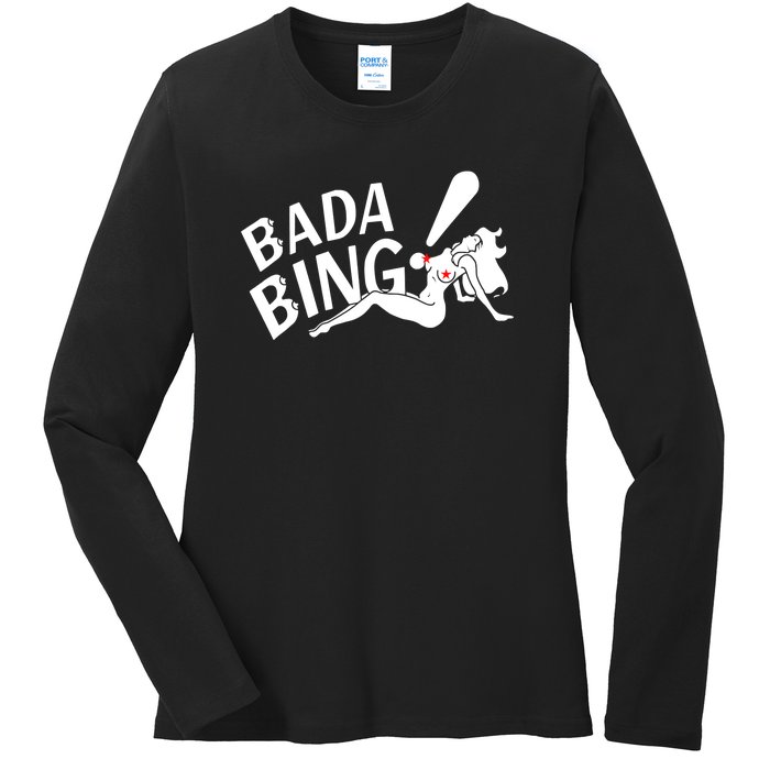 Bada Bing Funny Ladies Long Sleeve Shirt