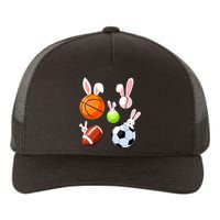 Basketball Baseball Football Soccer Sports Easter Bunny Yupoong Adult 5-Panel Trucker Hat