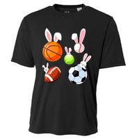 Basketball Baseball Football Soccer Sports Easter Bunny Cooling Performance Crew T-Shirt