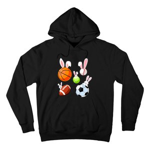 Basketball Baseball Football Soccer Sports Easter Bunny Hoodie