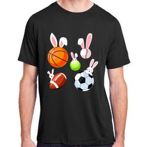 Basketball Baseball Football Soccer Sports Easter Bunny Adult ChromaSoft Performance T-Shirt