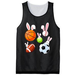 Basketball Baseball Football Soccer Sports Easter Bunny Mesh Reversible Basketball Jersey Tank