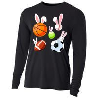 Basketball Baseball Football Soccer Sports Easter Bunny Cooling Performance Long Sleeve Crew