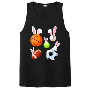 Basketball Baseball Football Soccer Sports Easter Bunny PosiCharge Competitor Tank