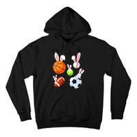 Basketball Baseball Football Soccer Sports Easter Bunny Tall Hoodie