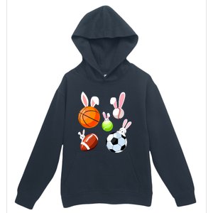 Basketball Baseball Football Soccer Sports Easter Bunny Urban Pullover Hoodie