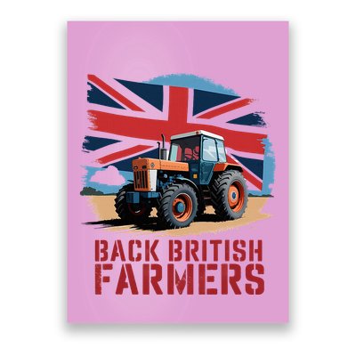 Back British Farmers Uk Farmers Protest Poster