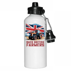 Back British Farmers Uk Farmers Protest Aluminum Water Bottle