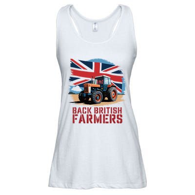 Back British Farmers Uk Farmers Protest Ladies Essential Flowy Tank