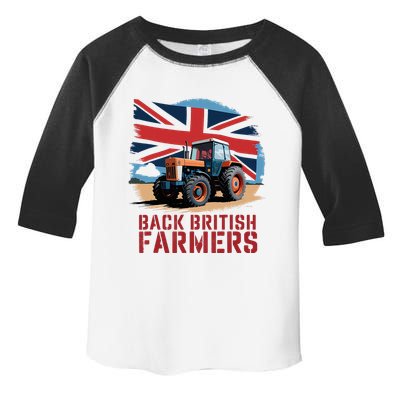 Back British Farmers Uk Farmers Protest Toddler Fine Jersey T-Shirt