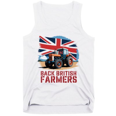Back British Farmers Uk Farmers Protest Tank Top
