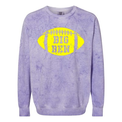 Big Ben Football Colorblast Crewneck Sweatshirt