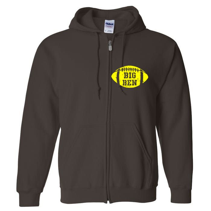 Big Ben Football Full Zip Hoodie