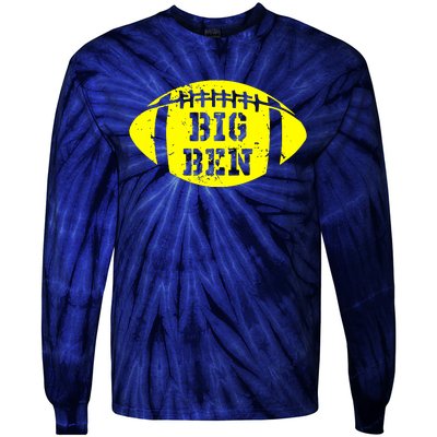 Big Ben Football Tie-Dye Long Sleeve Shirt