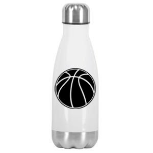 Black Basketball Funny Gift Basketball Gift Stainless Steel Insulated Water Bottle