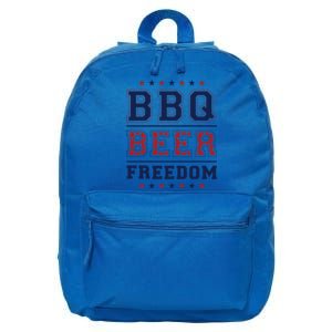 Bbq Beer Freedom Gift 16 in Basic Backpack